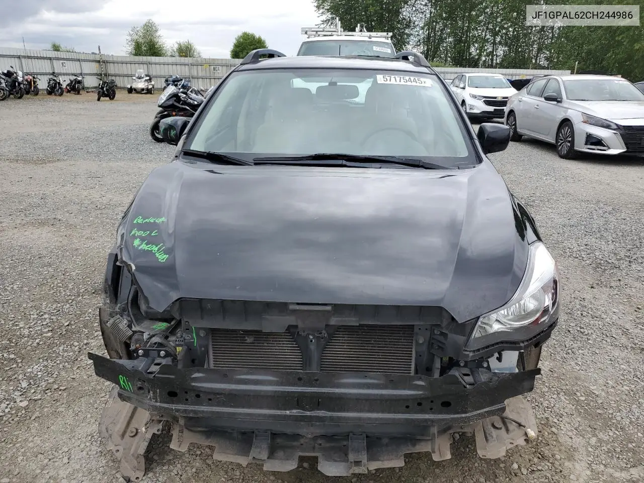 2012 Subaru Impreza Sport Premium VIN: JF1GPAL62CH244986 Lot: 57175445