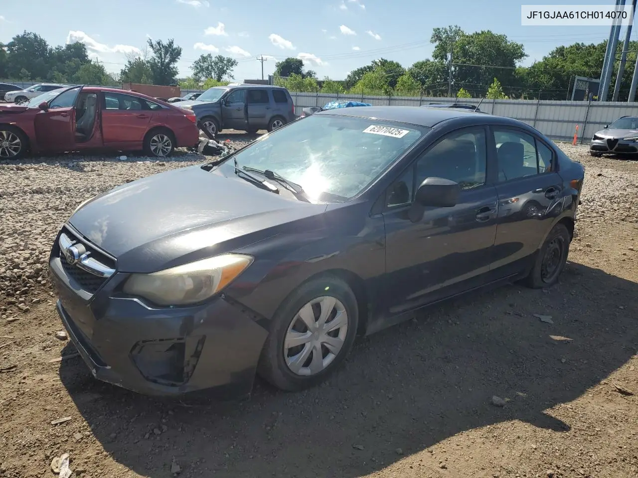 2012 Subaru Impreza VIN: JF1GJAA61CH014070 Lot: 62070425