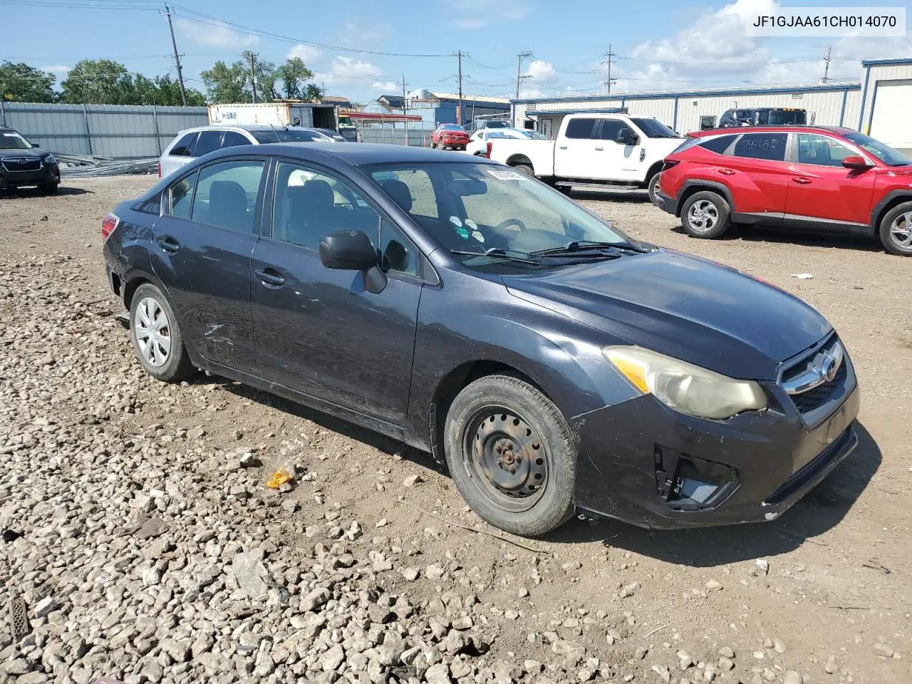 2012 Subaru Impreza VIN: JF1GJAA61CH014070 Lot: 62070425
