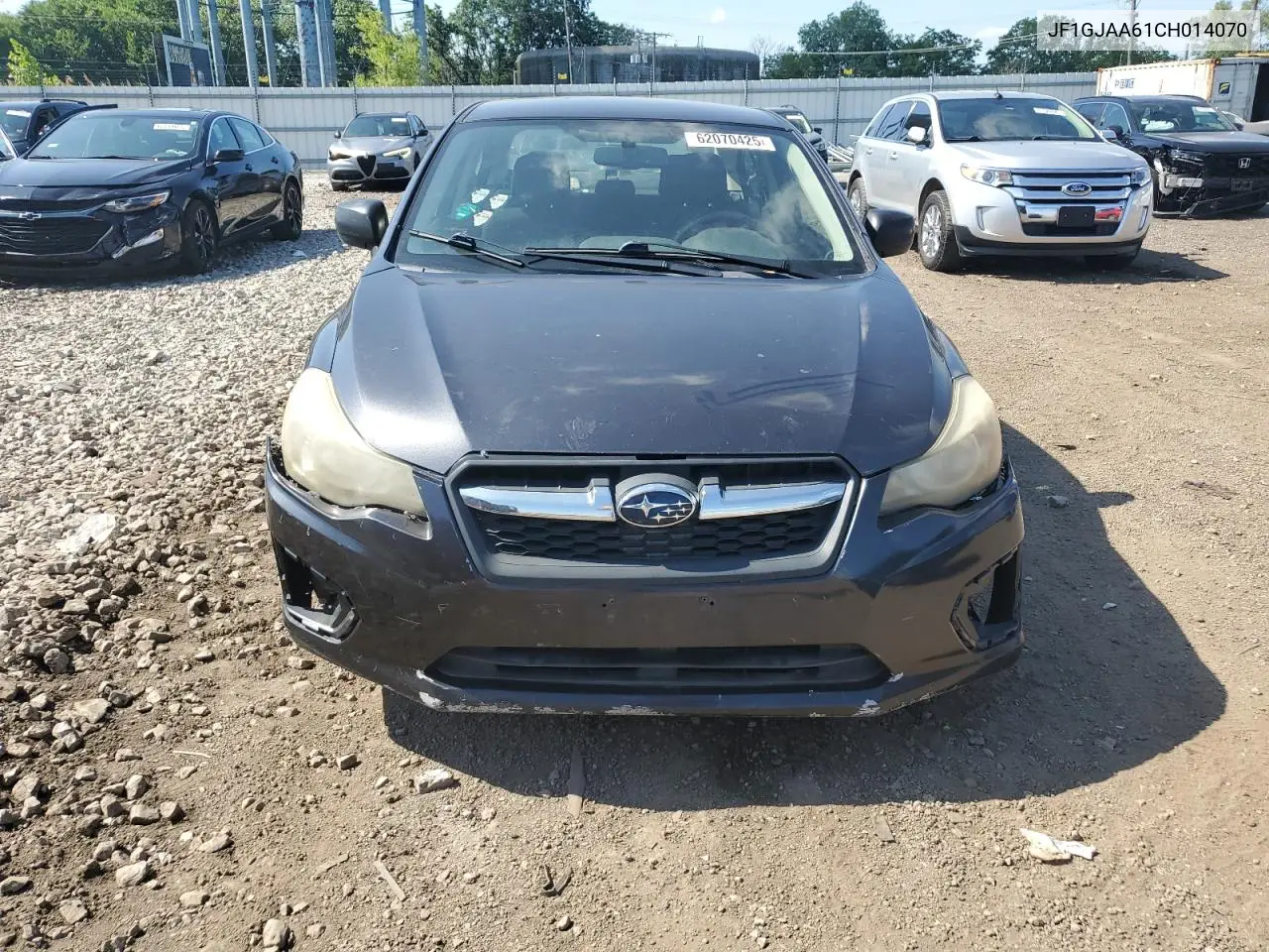 2012 Subaru Impreza VIN: JF1GJAA61CH014070 Lot: 62070425