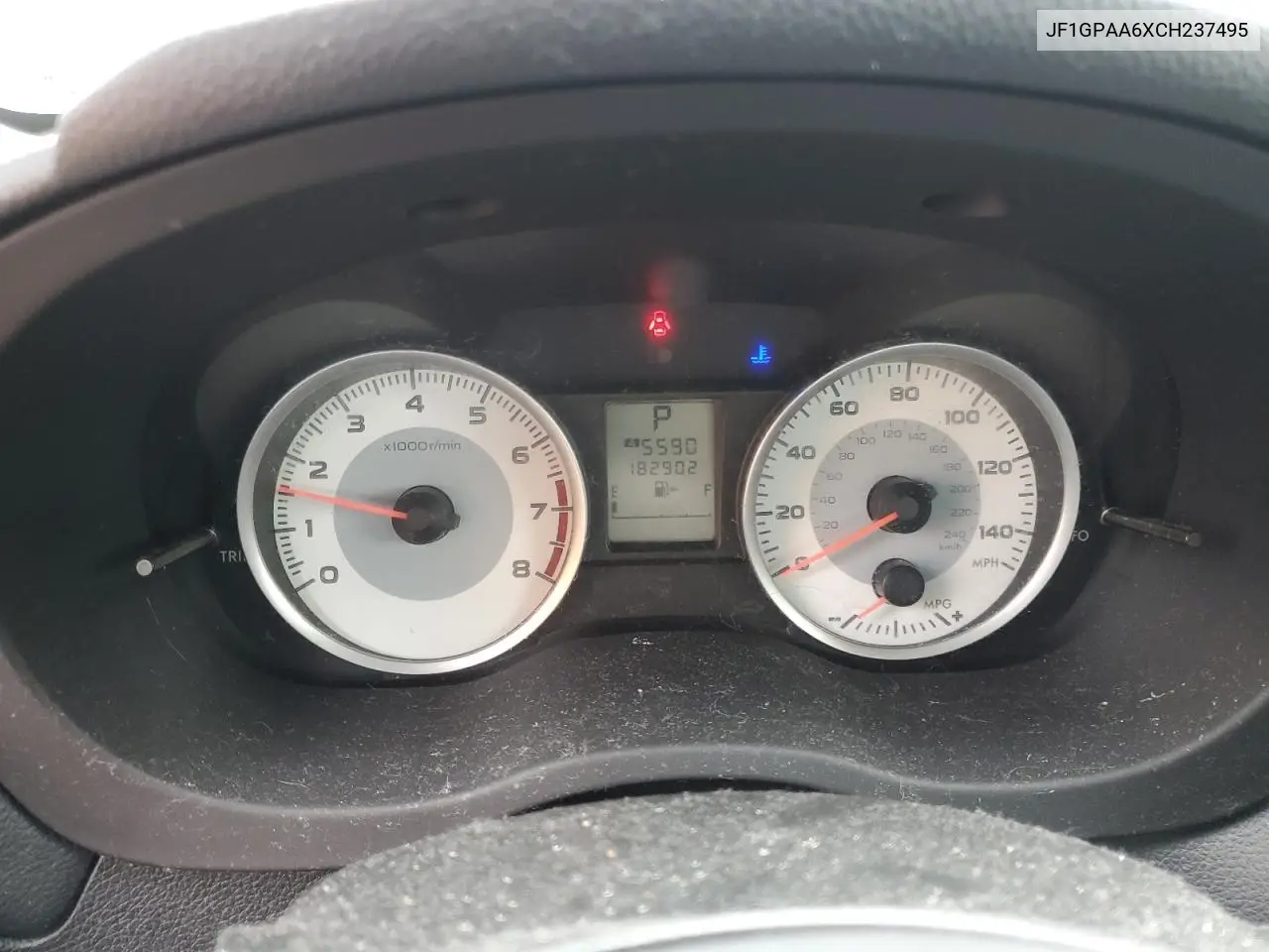 2012 Subaru Impreza VIN: JF1GPAA6XCH237495 Lot: 62417475