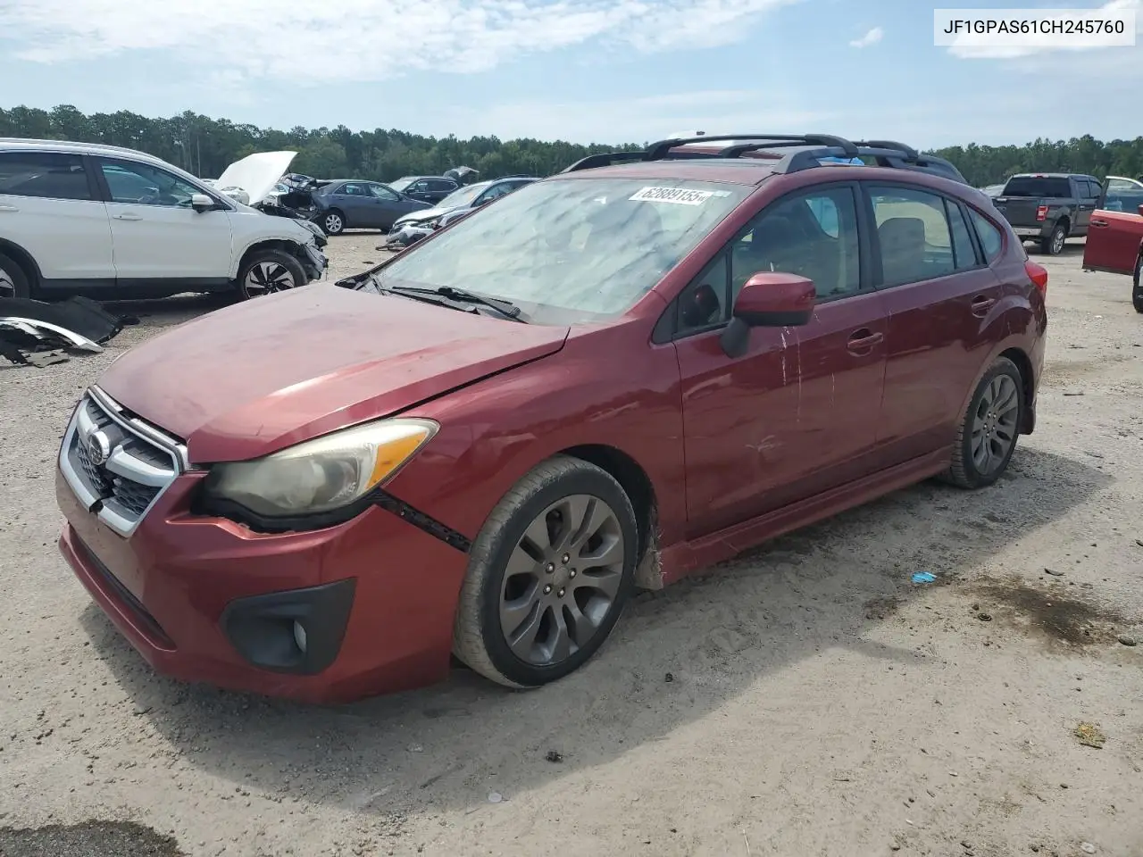 2012 Subaru Impreza Sport Limited VIN: JF1GPAS61CH245760 Lot: 62889155