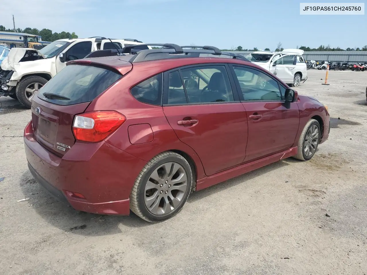 2012 Subaru Impreza Sport Limited VIN: JF1GPAS61CH245760 Lot: 62889155