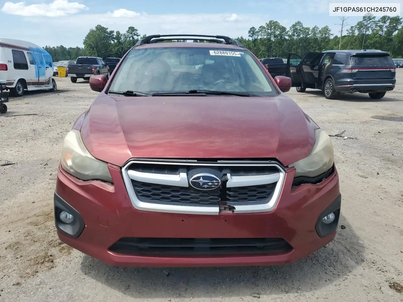 2012 Subaru Impreza Sport Limited VIN: JF1GPAS61CH245760 Lot: 62889155