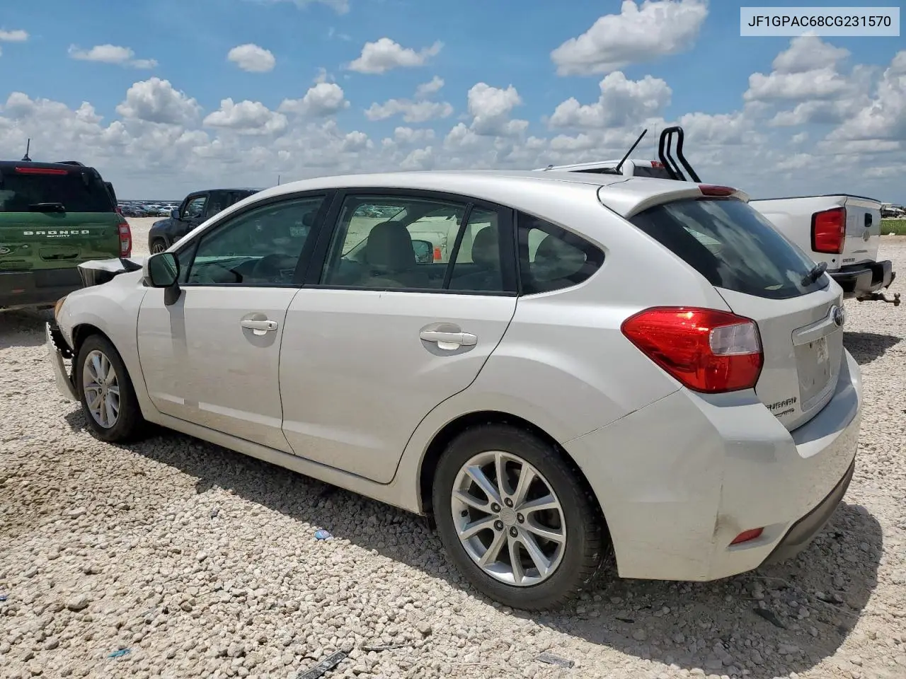 2012 Subaru Impreza Premium VIN: JF1GPAC68CG231570 Lot: 62942705