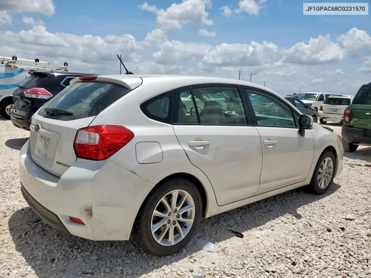 2012 Subaru Impreza Premium VIN: JF1GPAC68CG231570 Lot: 62942705
