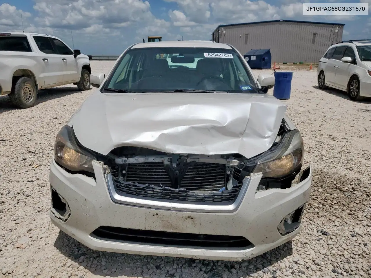 2012 Subaru Impreza Premium VIN: JF1GPAC68CG231570 Lot: 62942705