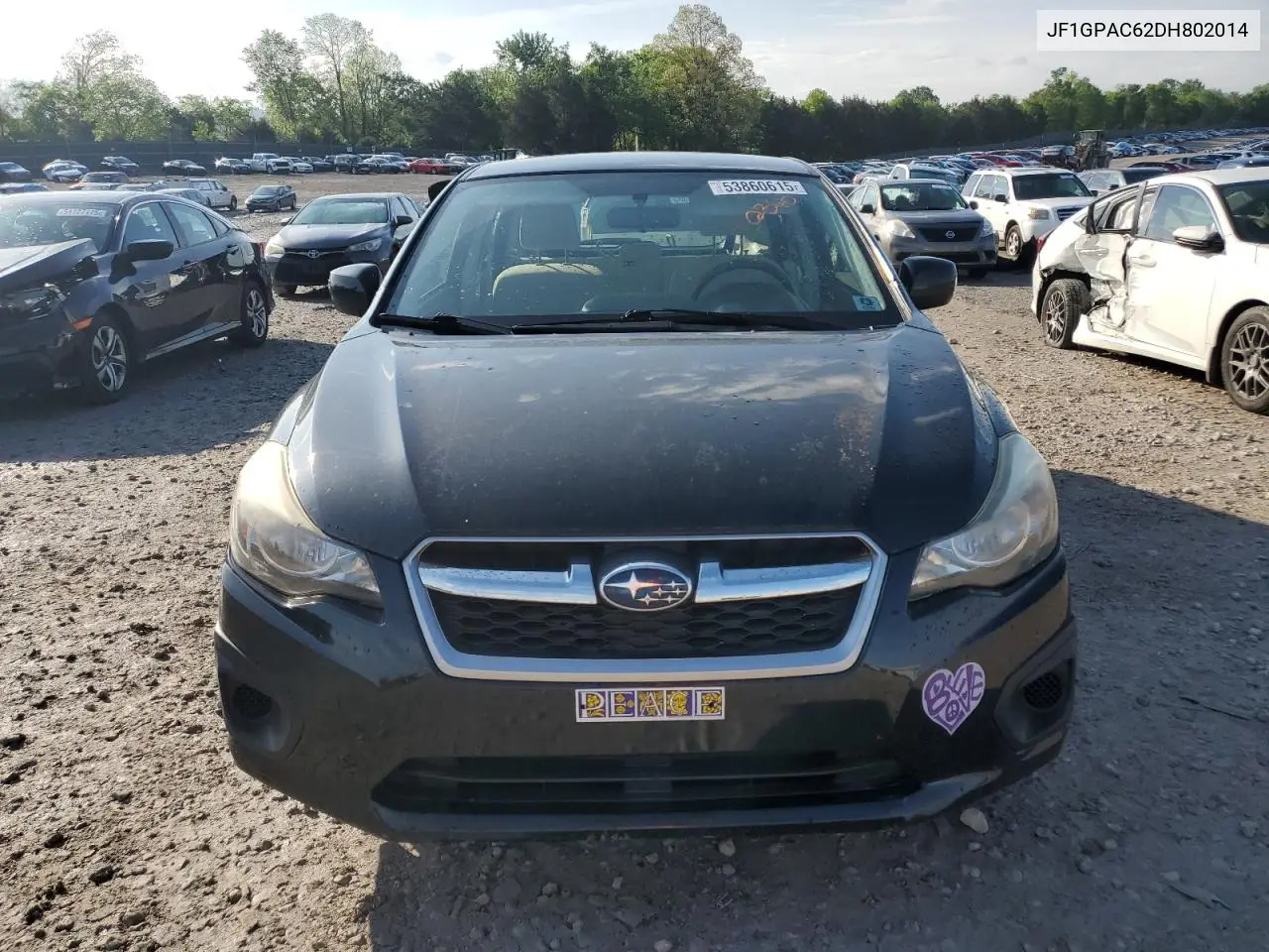 2013 Subaru Impreza Premium VIN: JF1GPAC62DH802014 Lot: 53860615