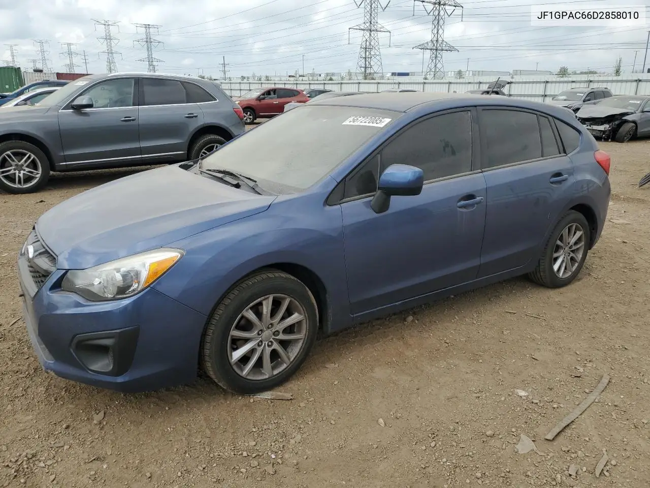 2013 Subaru Impreza Premium VIN: JF1GPAC66D2858010 Lot: 56722085