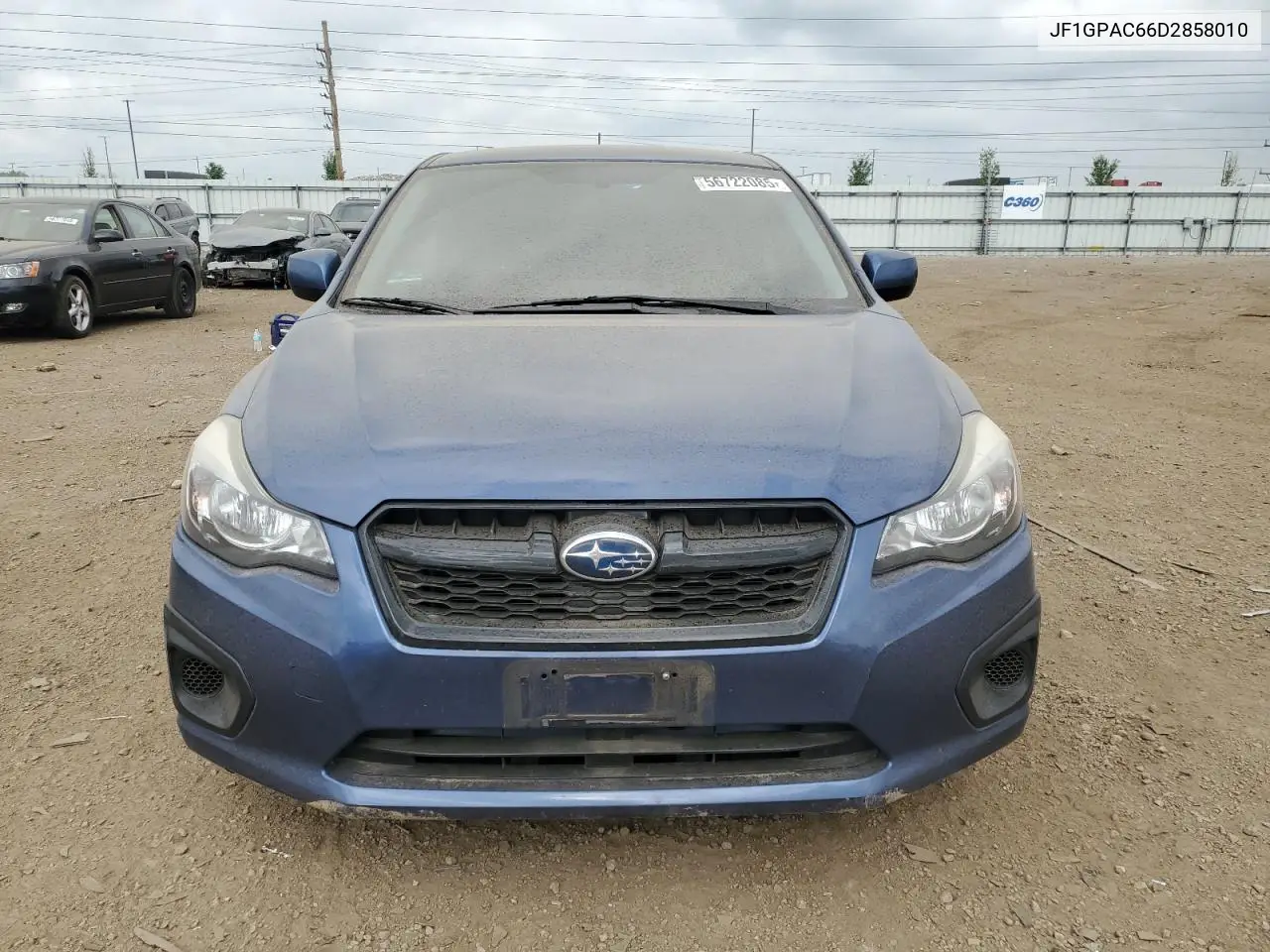 2013 Subaru Impreza Premium VIN: JF1GPAC66D2858010 Lot: 56722085