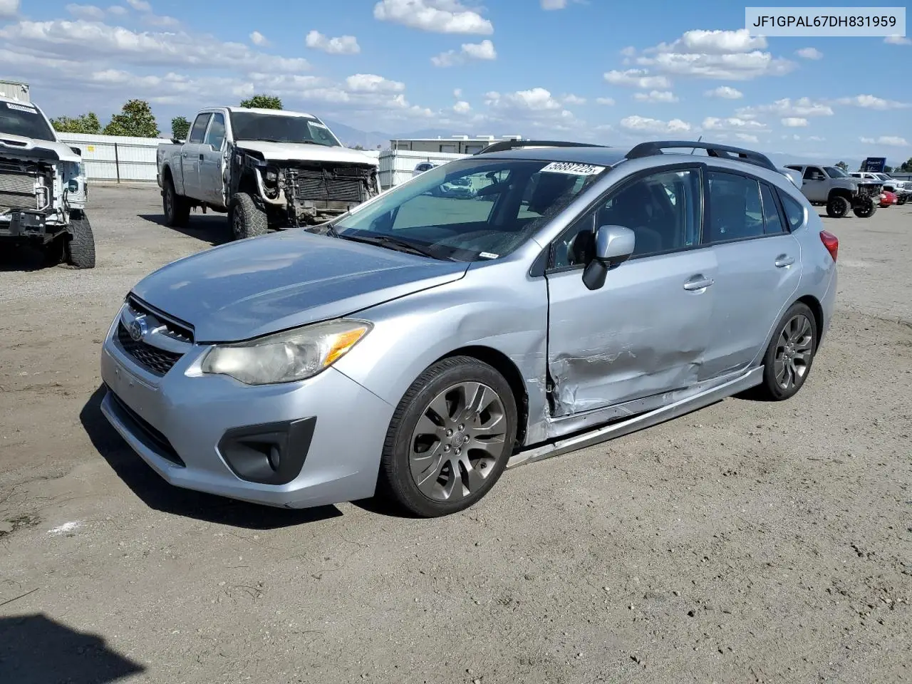 2013 Subaru Impreza Sport Premium VIN: JF1GPAL67DH831959 Lot: 56887225