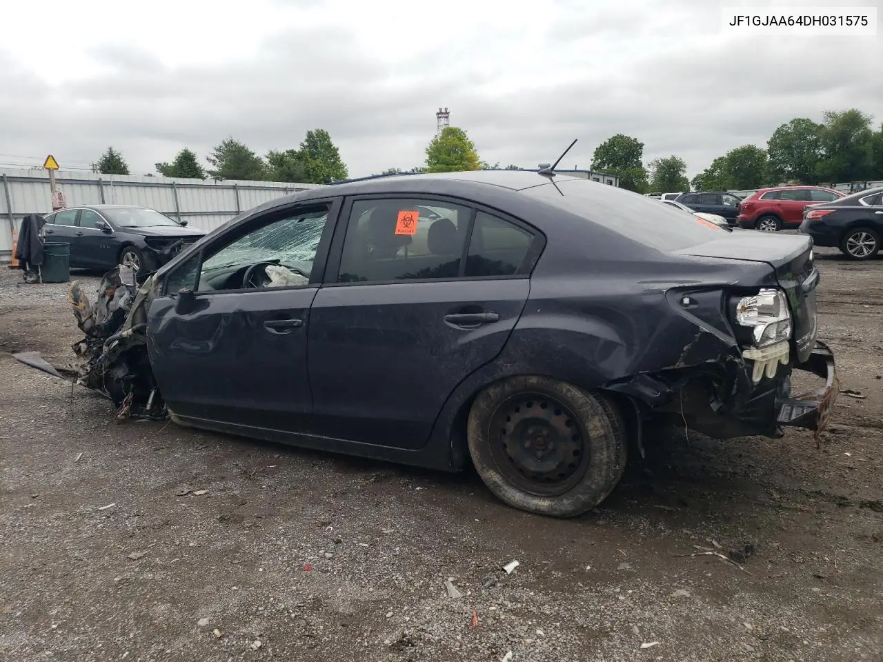 2013 Subaru Impreza VIN: JF1GJAA64DH031575 Lot: 58693705