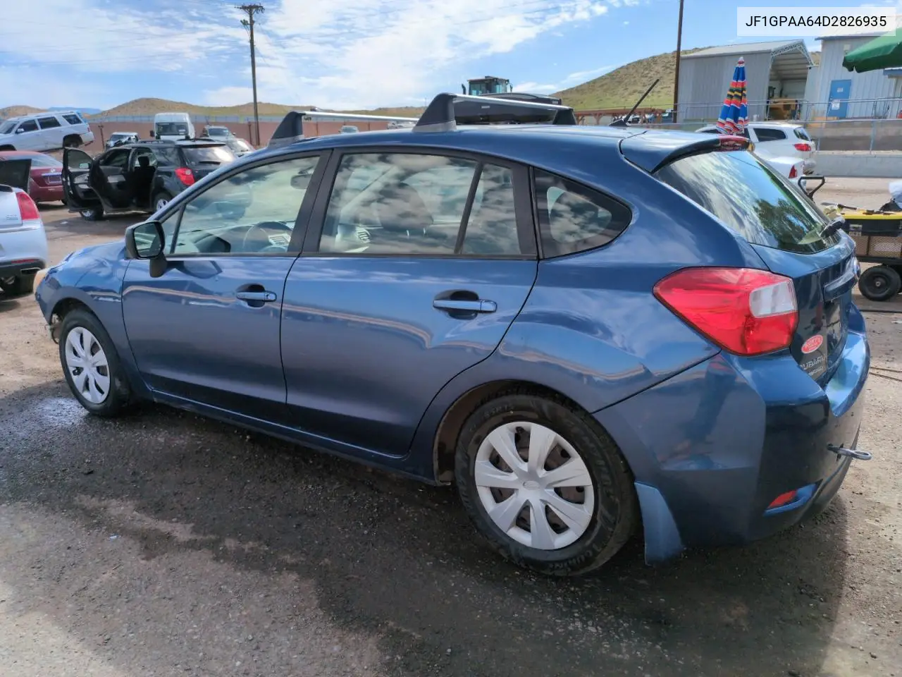 2013 Subaru Impreza VIN: JF1GPAA64D2826935 Lot: 59946575