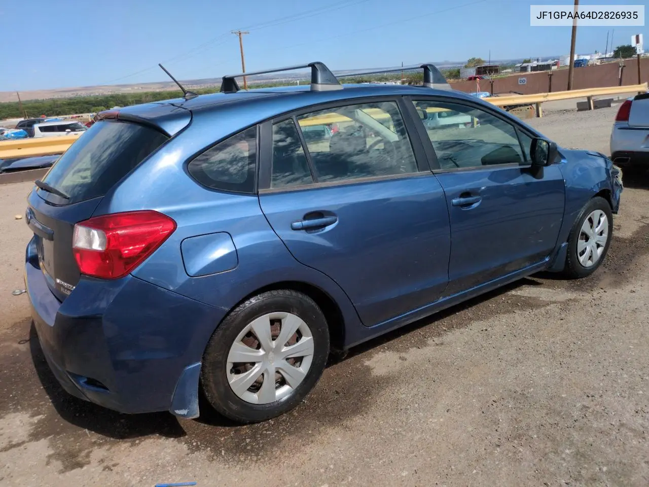 2013 Subaru Impreza VIN: JF1GPAA64D2826935 Lot: 59946575