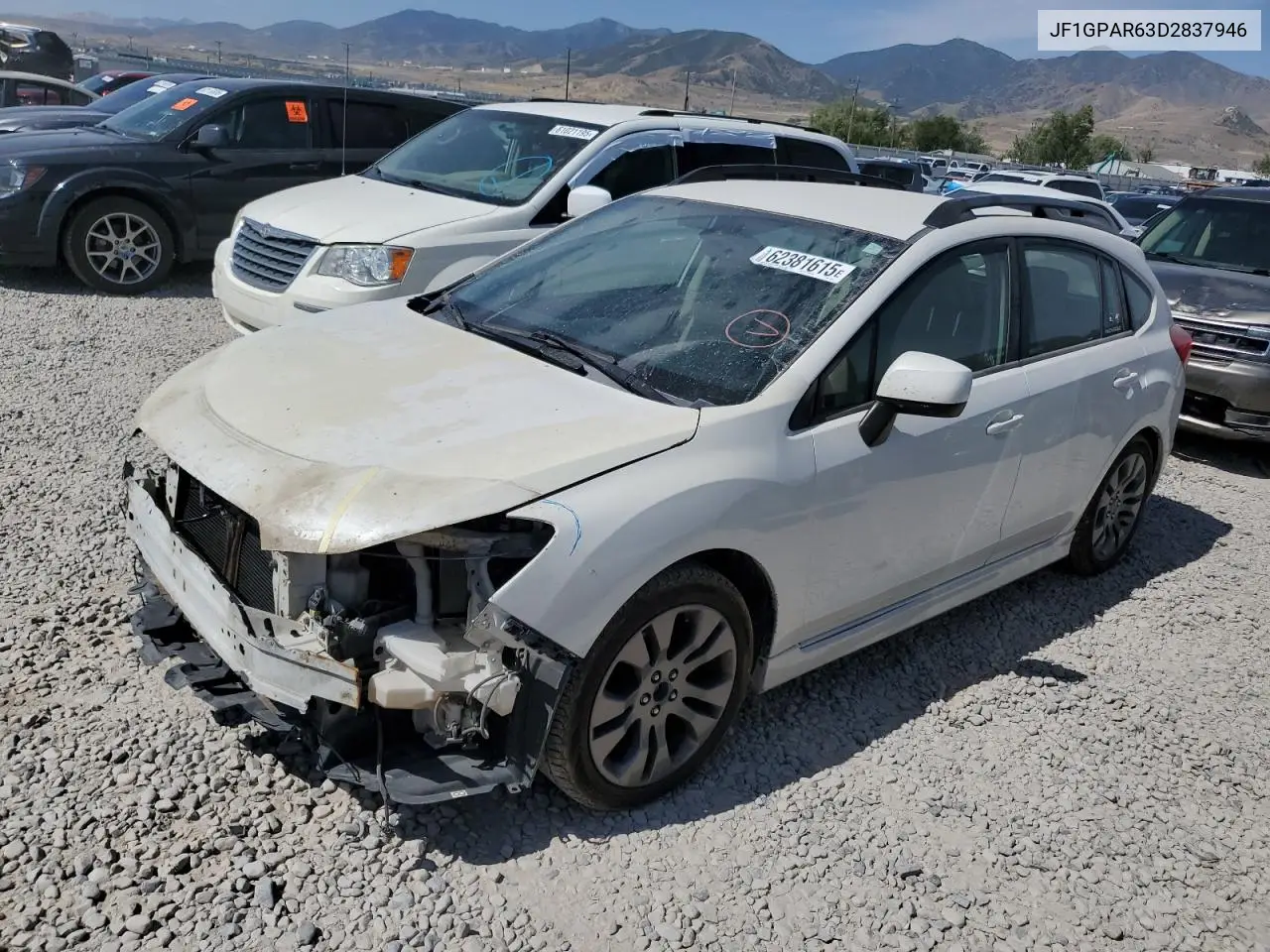 2013 Subaru Impreza Sport Limited VIN: JF1GPAR63D2837946 Lot: 62381615