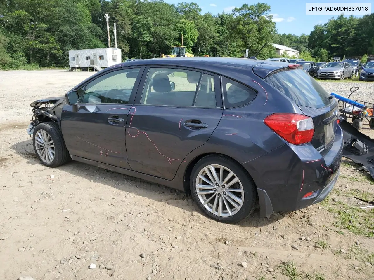 2013 Subaru Impreza Premium VIN: JF1GPAD60DH837018 Lot: 62561195