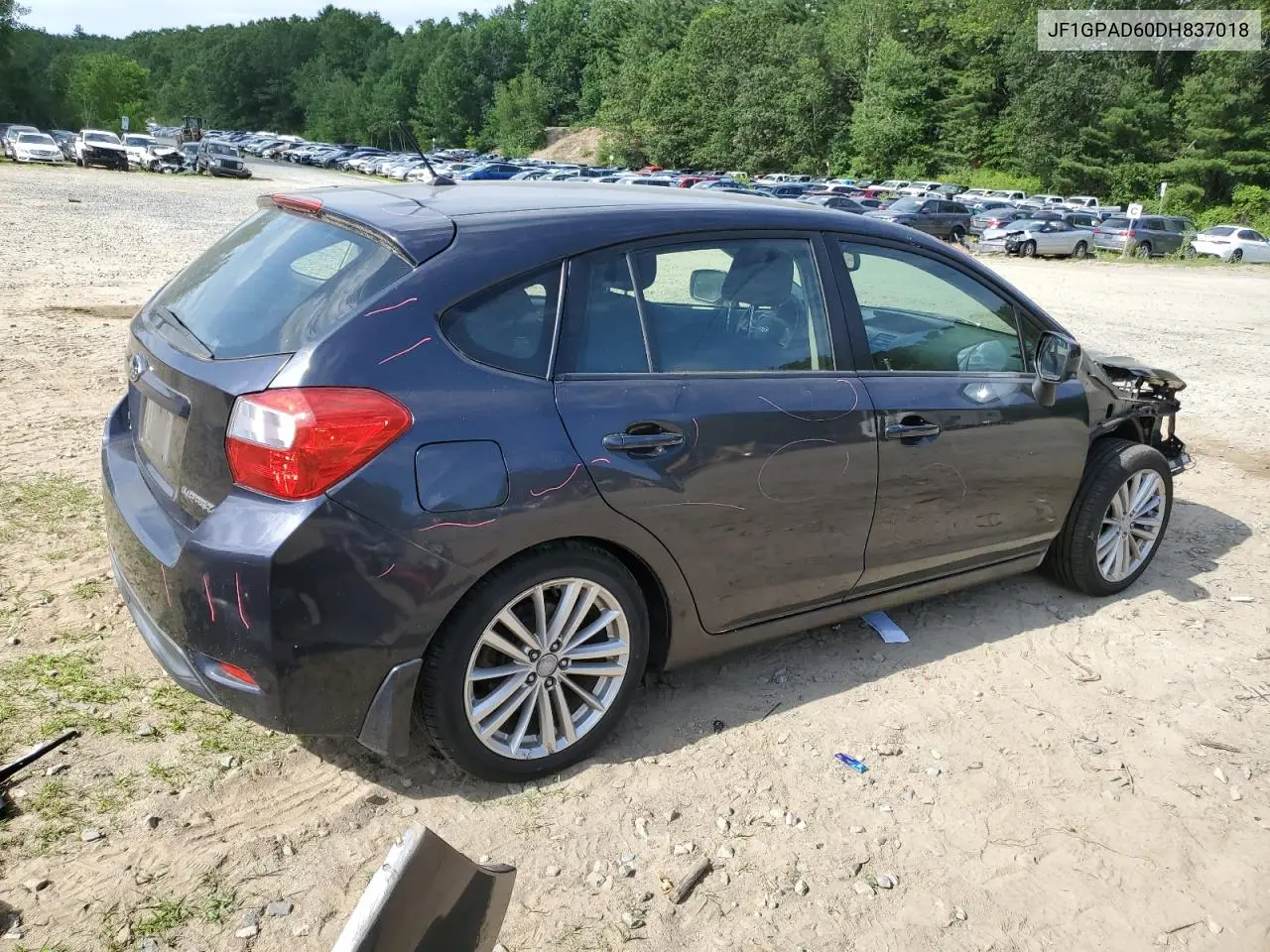 2013 Subaru Impreza Premium VIN: JF1GPAD60DH837018 Lot: 62561195