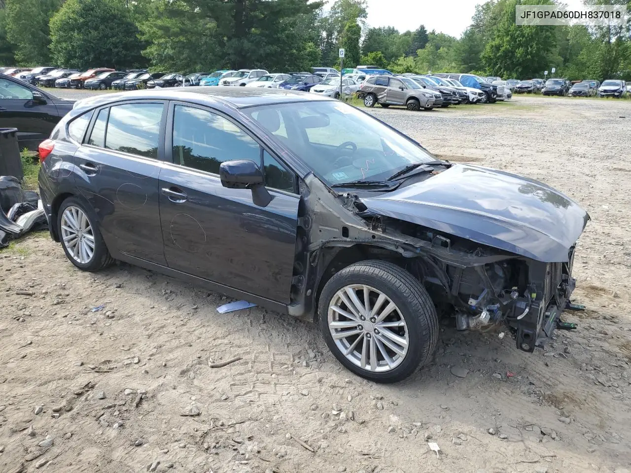 2013 Subaru Impreza Premium VIN: JF1GPAD60DH837018 Lot: 62561195