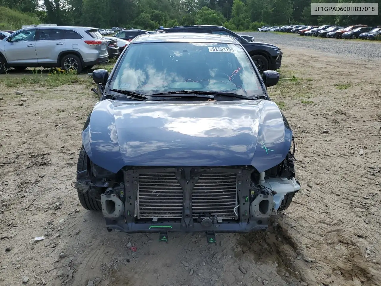 2013 Subaru Impreza Premium VIN: JF1GPAD60DH837018 Lot: 62561195