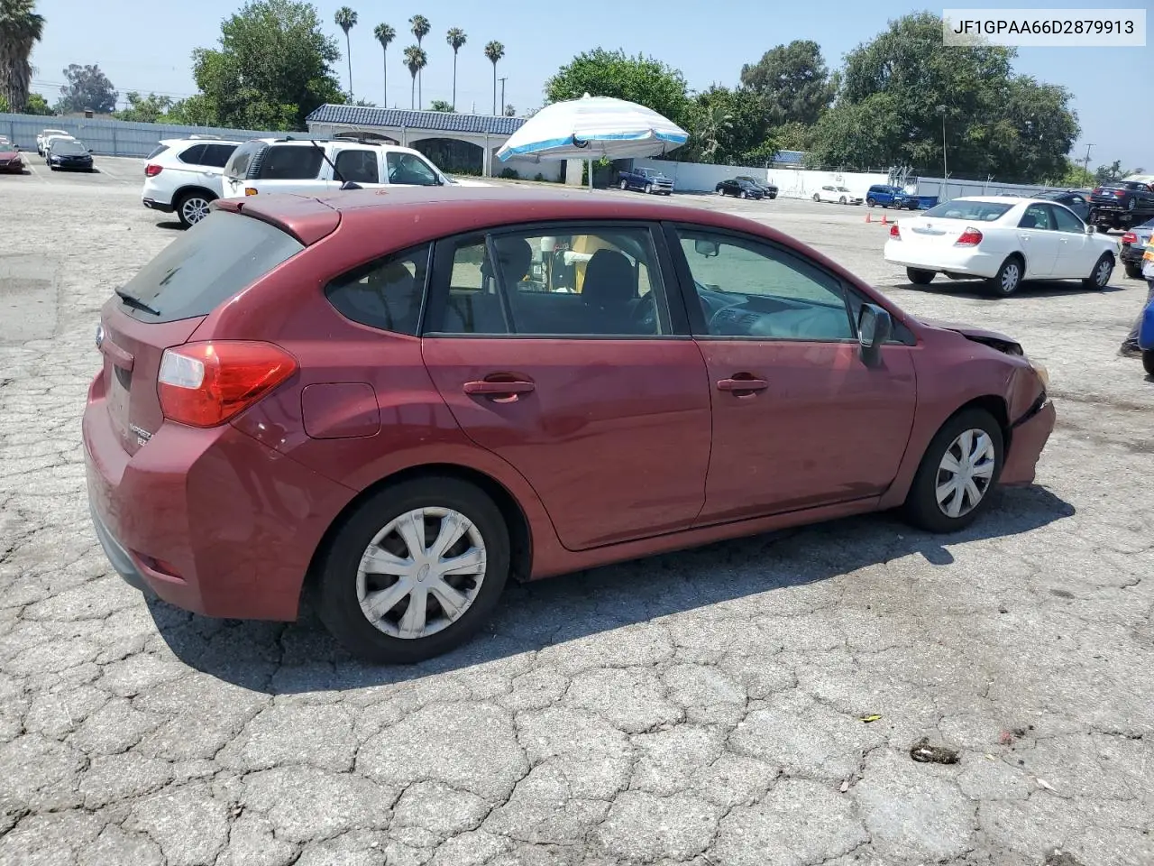 2013 Subaru Impreza VIN: JF1GPAA66D2879913 Lot: 62792305