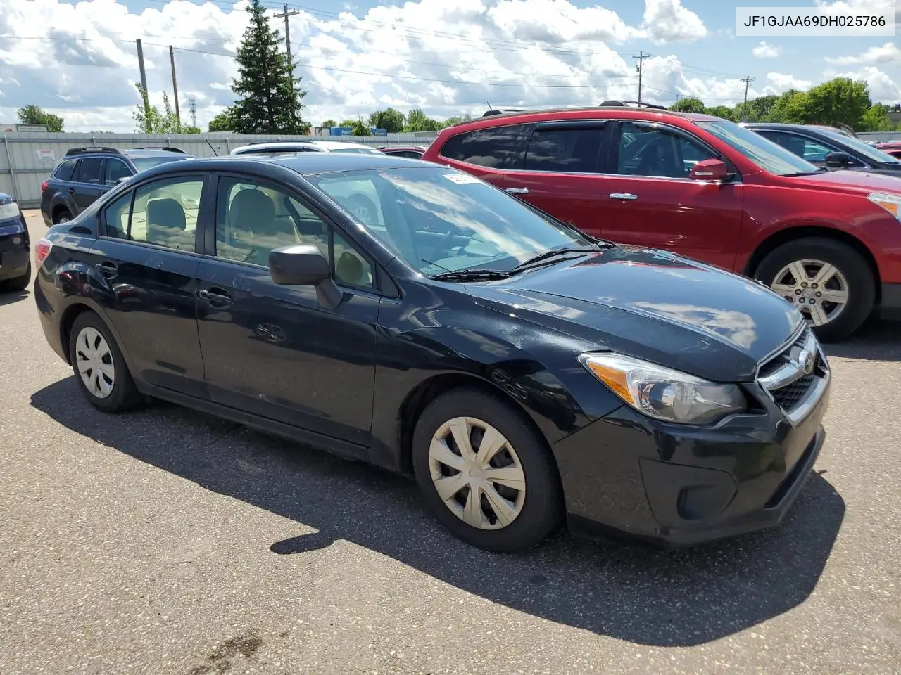 2013 Subaru Impreza VIN: JF1GJAA69DH025786 Lot: 62903165