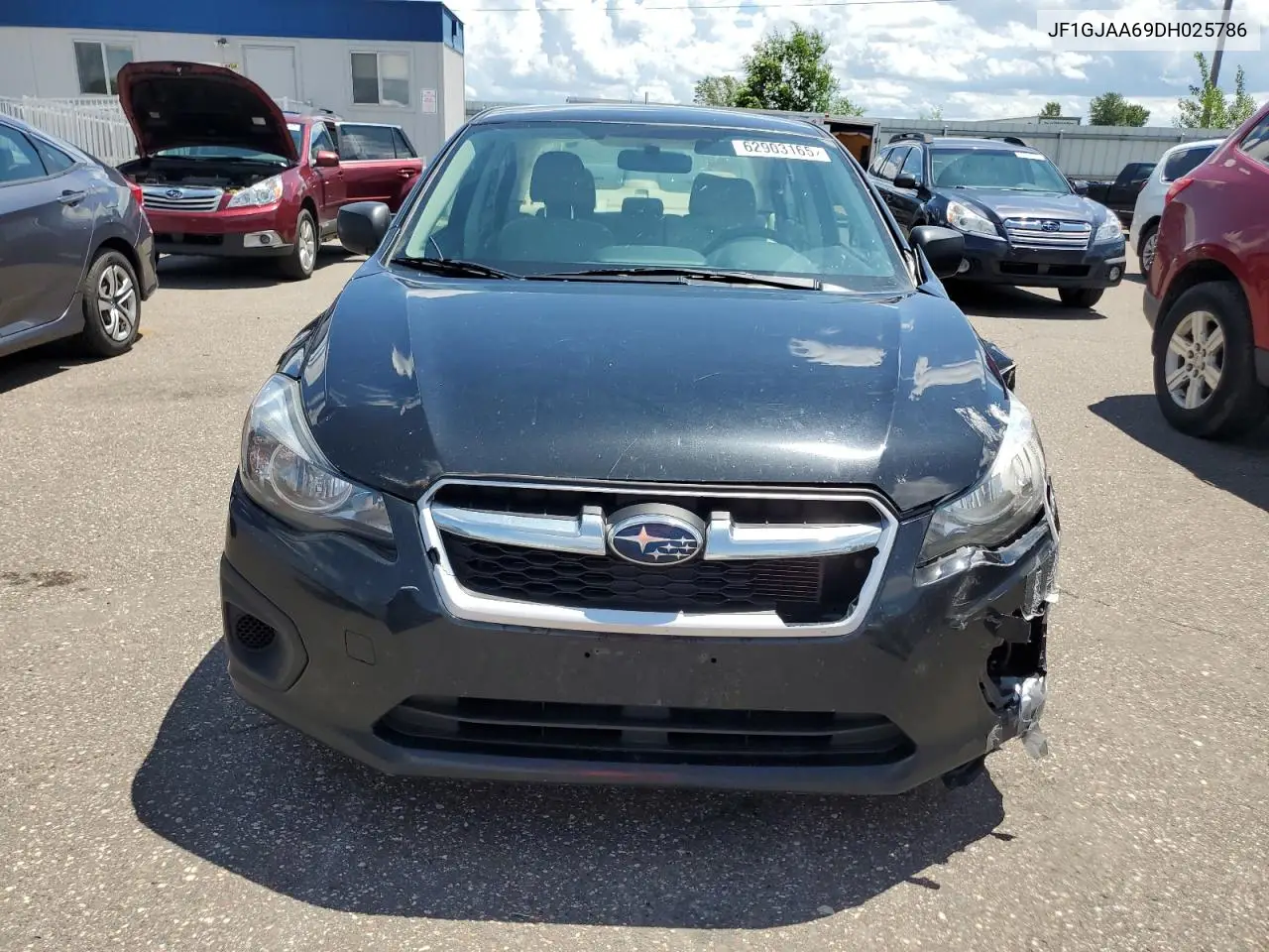 2013 Subaru Impreza VIN: JF1GJAA69DH025786 Lot: 62903165