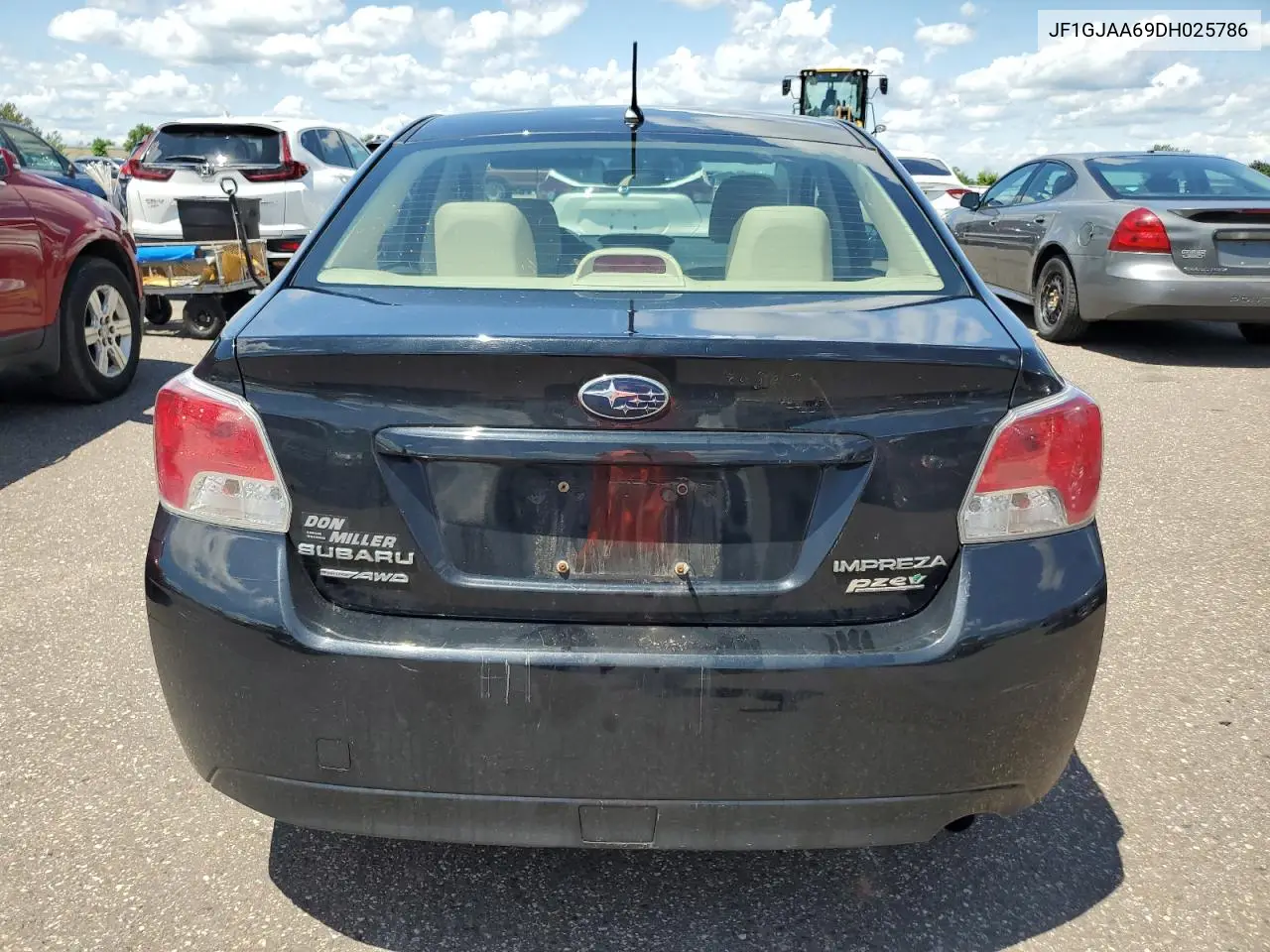 2013 Subaru Impreza VIN: JF1GJAA69DH025786 Lot: 62903165