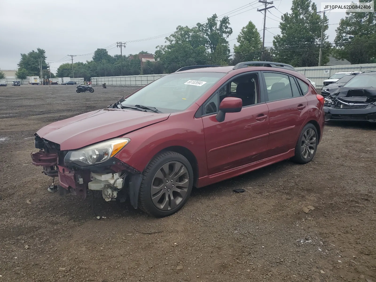 2013 Subaru Impreza Sport Premium VIN: JF1GPAL62DG842406 Lot: 66183994
