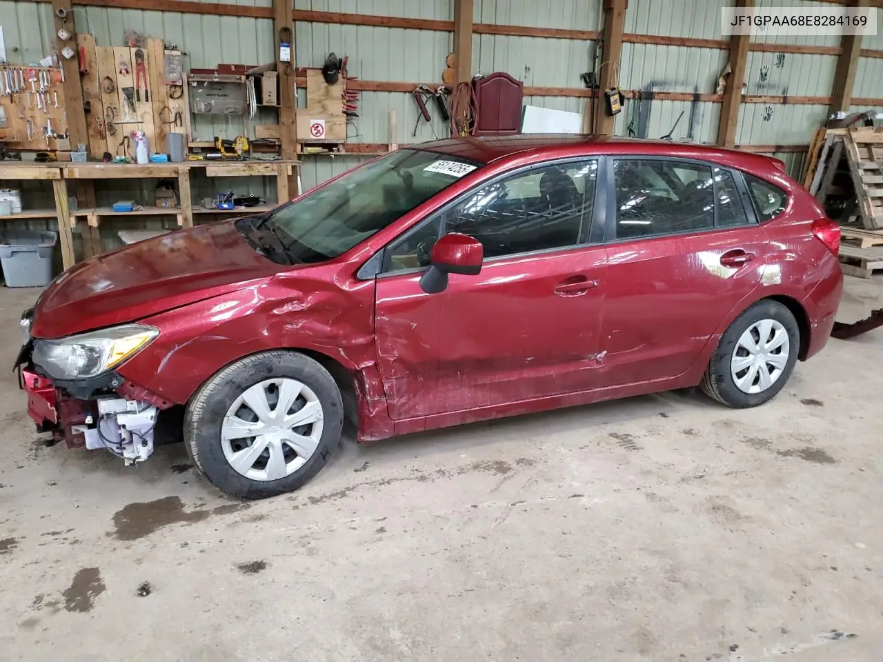 2014 Subaru Impreza VIN: JF1GPAA68E8284169 Lot: 55174255