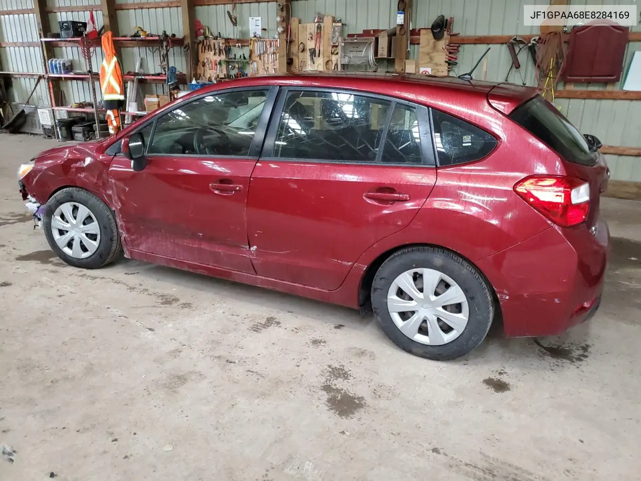 2014 Subaru Impreza VIN: JF1GPAA68E8284169 Lot: 55174255