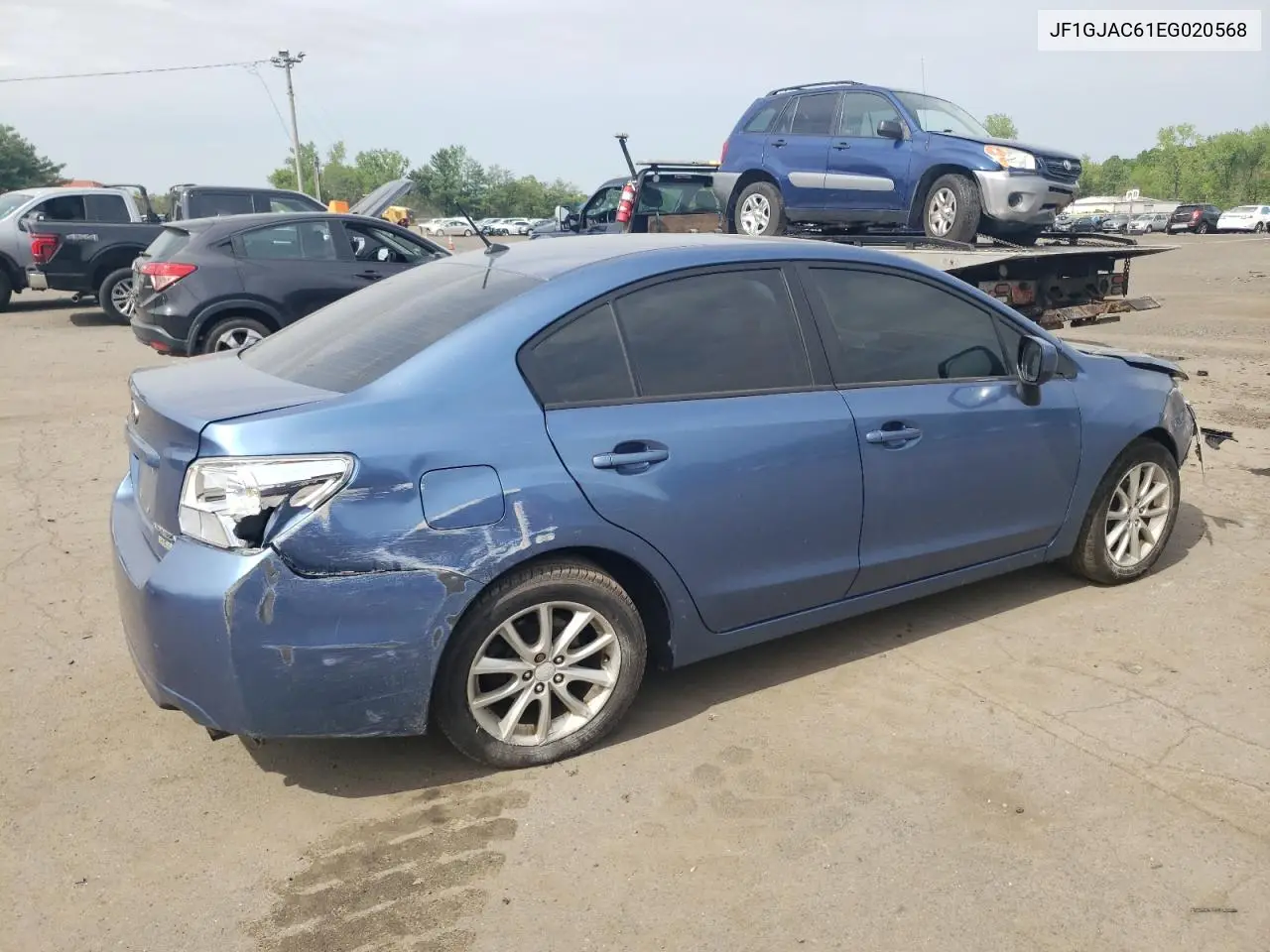 2014 Subaru Impreza Premium VIN: JF1GJAC61EG020568 Lot: 56786785