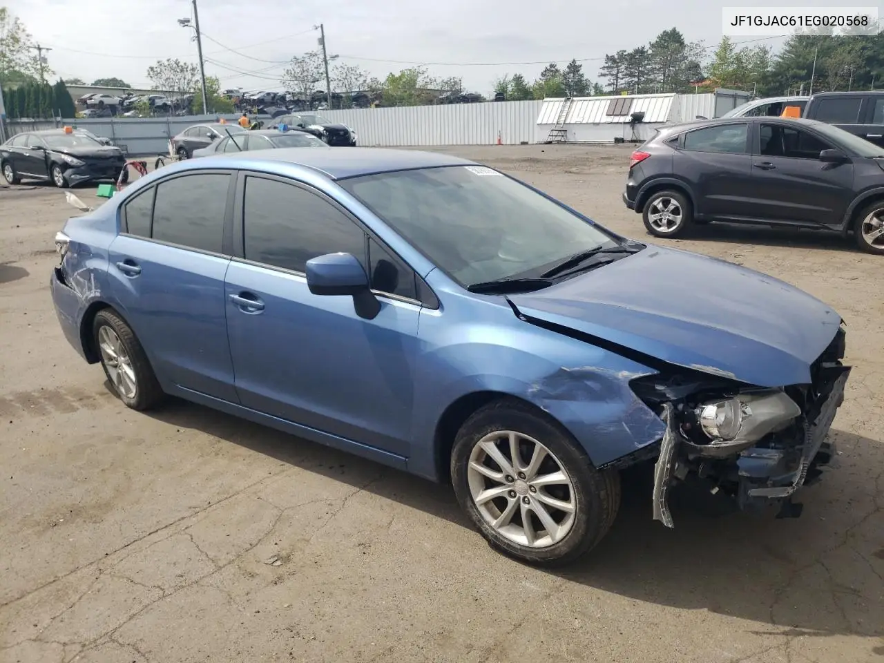 2014 Subaru Impreza Premium VIN: JF1GJAC61EG020568 Lot: 56786785