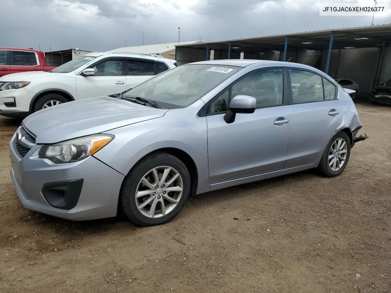 2014 Subaru Impreza Premium VIN: JF1GJAC6XEH026377 Lot: 57051015