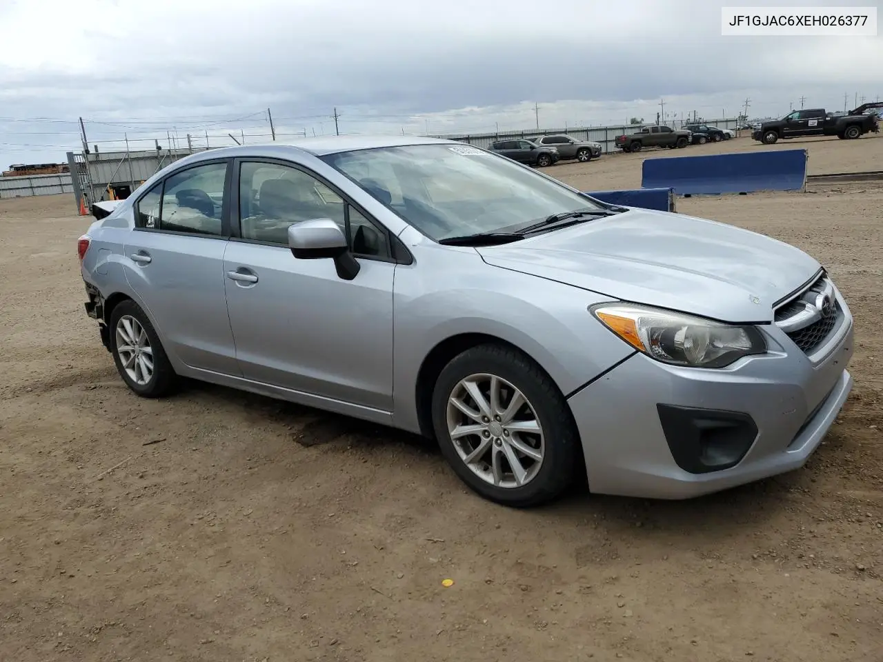 2014 Subaru Impreza Premium VIN: JF1GJAC6XEH026377 Lot: 57051015