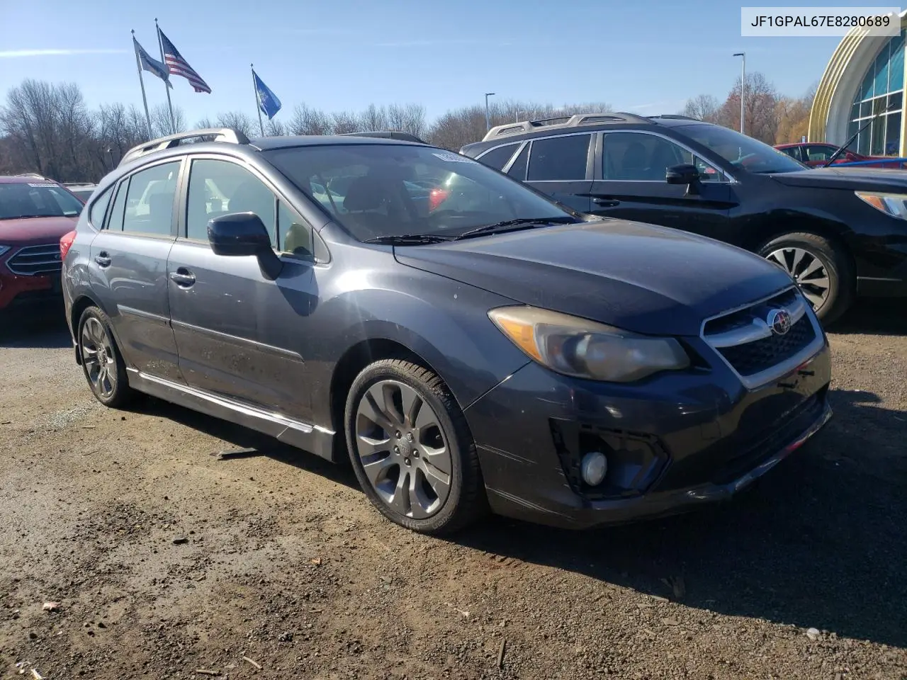 2014 Subaru Impreza Sport Premium VIN: JF1GPAL67E8280689 Lot: 78605574