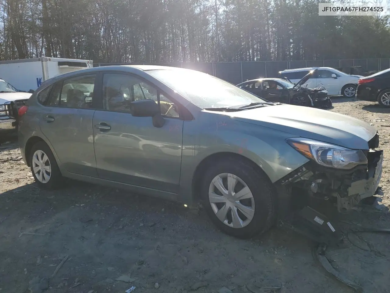 2015 Subaru Impreza VIN: JF1GPAA67FH274525 Lot: 49233955