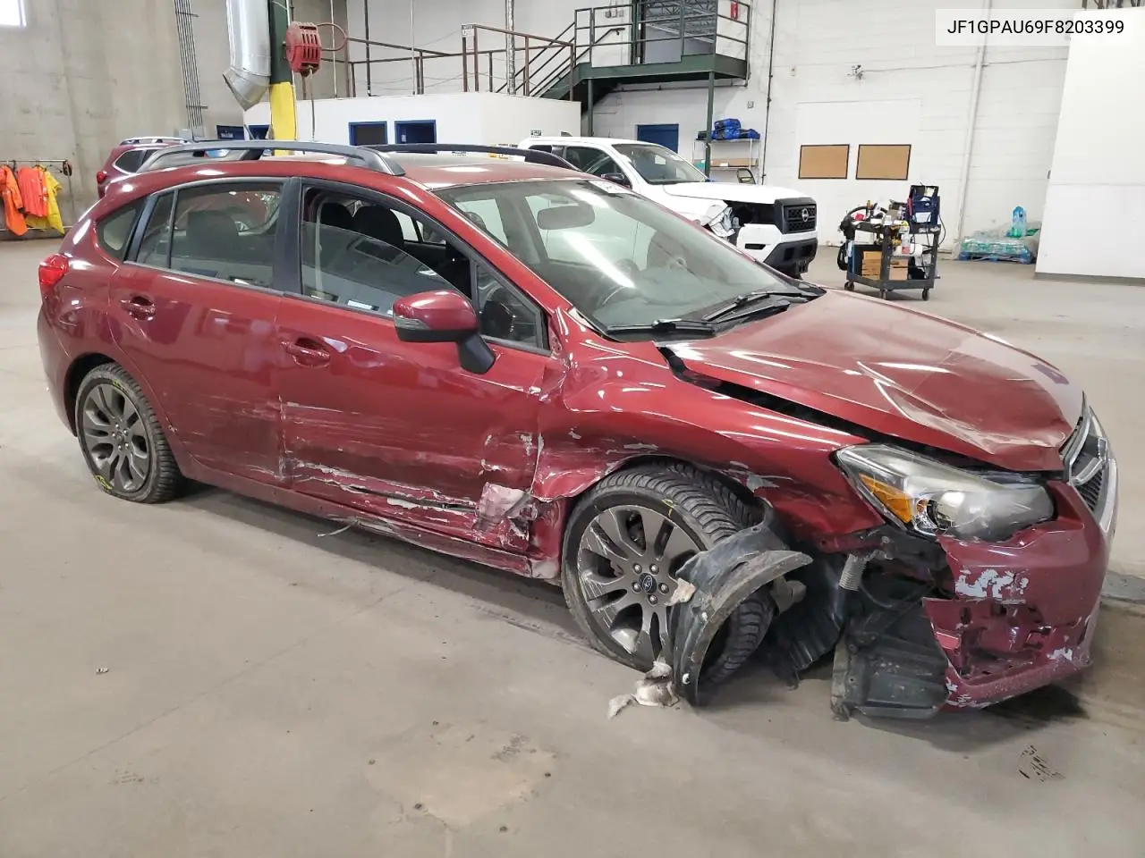 2015 Subaru Impreza Sport VIN: JF1GPAU69F8203399 Lot: 54492815