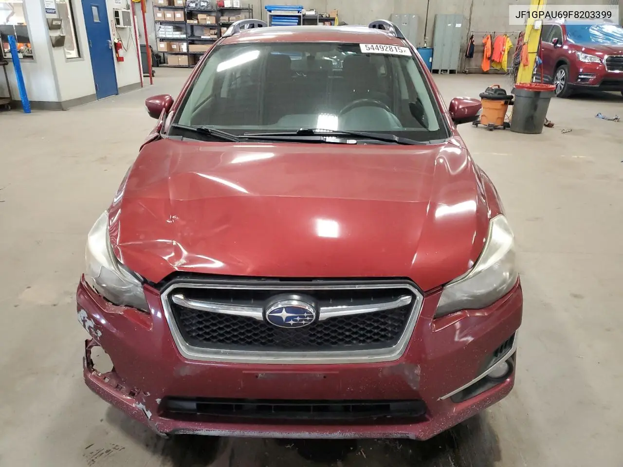 2015 Subaru Impreza Sport VIN: JF1GPAU69F8203399 Lot: 54492815