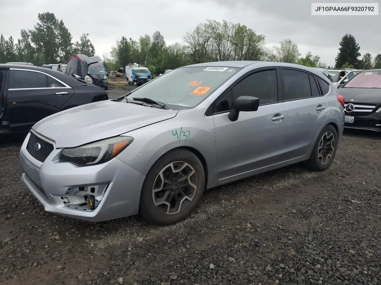 2015 Subaru Impreza VIN: JF1GPAA66F9320792 Lot: 55899035