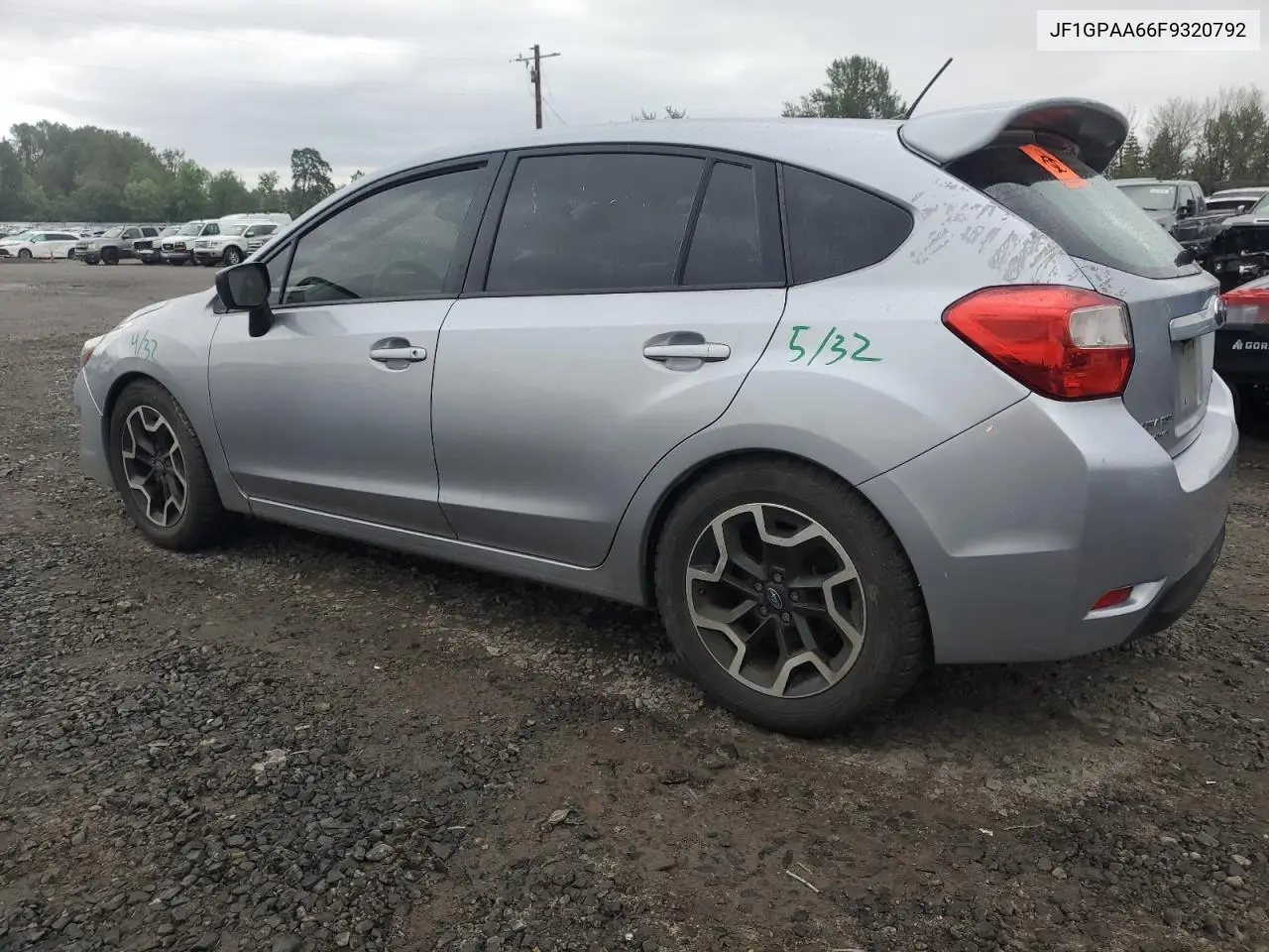 2015 Subaru Impreza VIN: JF1GPAA66F9320792 Lot: 55899035