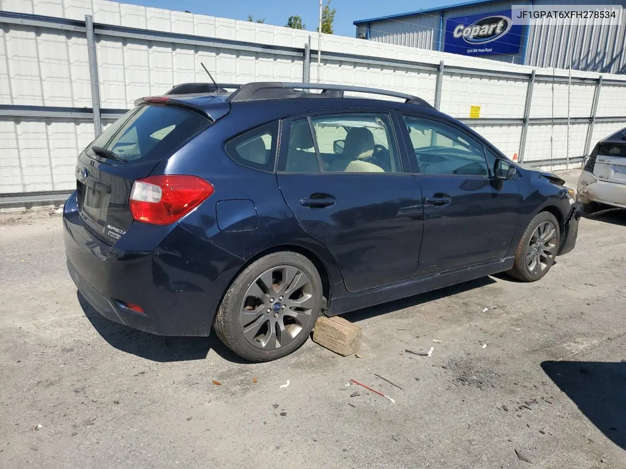 2015 Subaru Impreza Sport VIN: JF1GPAT6XFH278534 Lot: 56774265