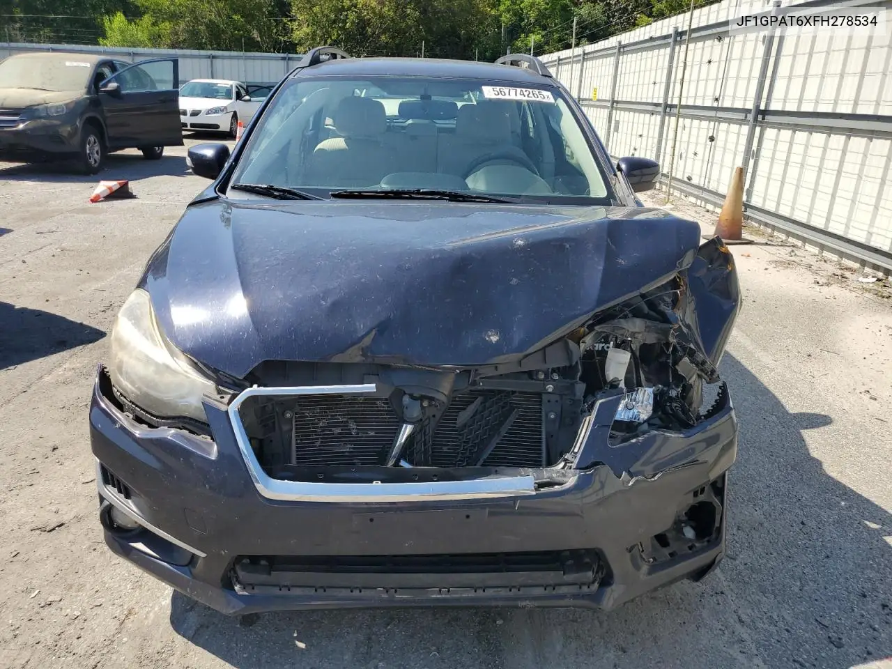 2015 Subaru Impreza Sport VIN: JF1GPAT6XFH278534 Lot: 56774265
