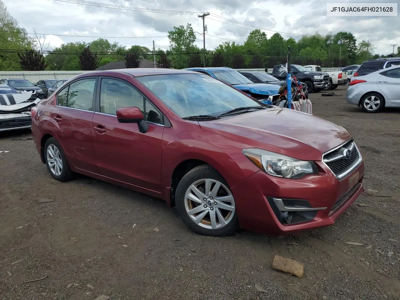 2015 Subaru Impreza Premium VIN: JF1GJAC64FH021628 Lot: 56842155