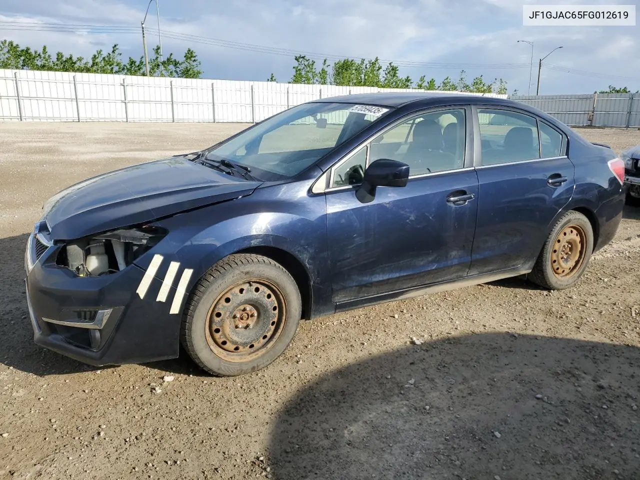 2015 Subaru Impreza Premium VIN: JF1GJAC65FG012619 Lot: 57059435