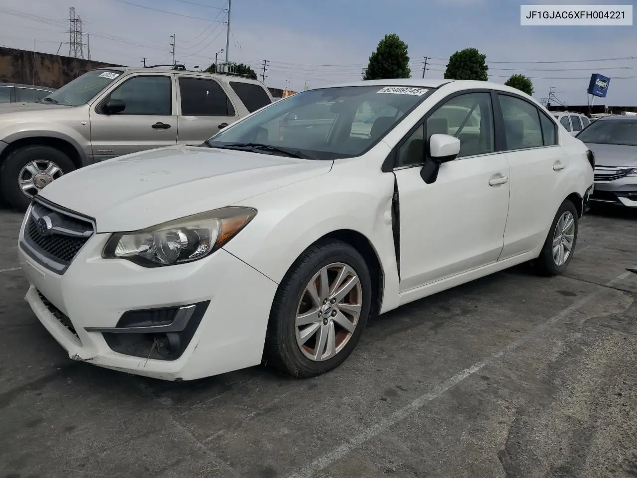 2015 Subaru Impreza Premium VIN: JF1GJAC6XFH004221 Lot: 62409745