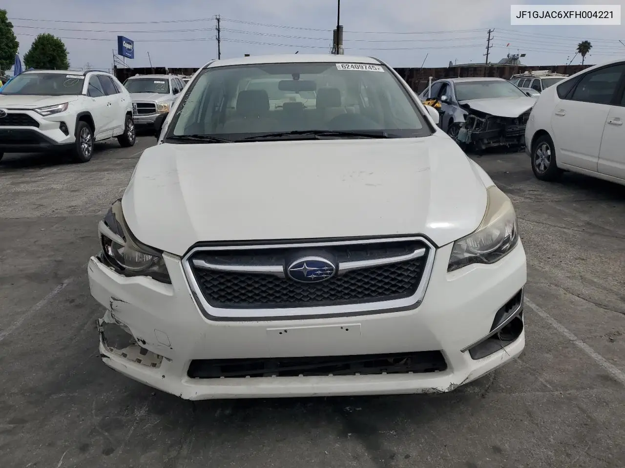2015 Subaru Impreza Premium VIN: JF1GJAC6XFH004221 Lot: 62409745
