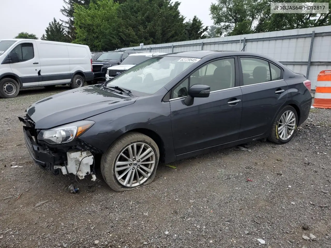 2015 Subaru Impreza Sport Limited VIN: JF1GJAS64FH012817 Lot: 62729545