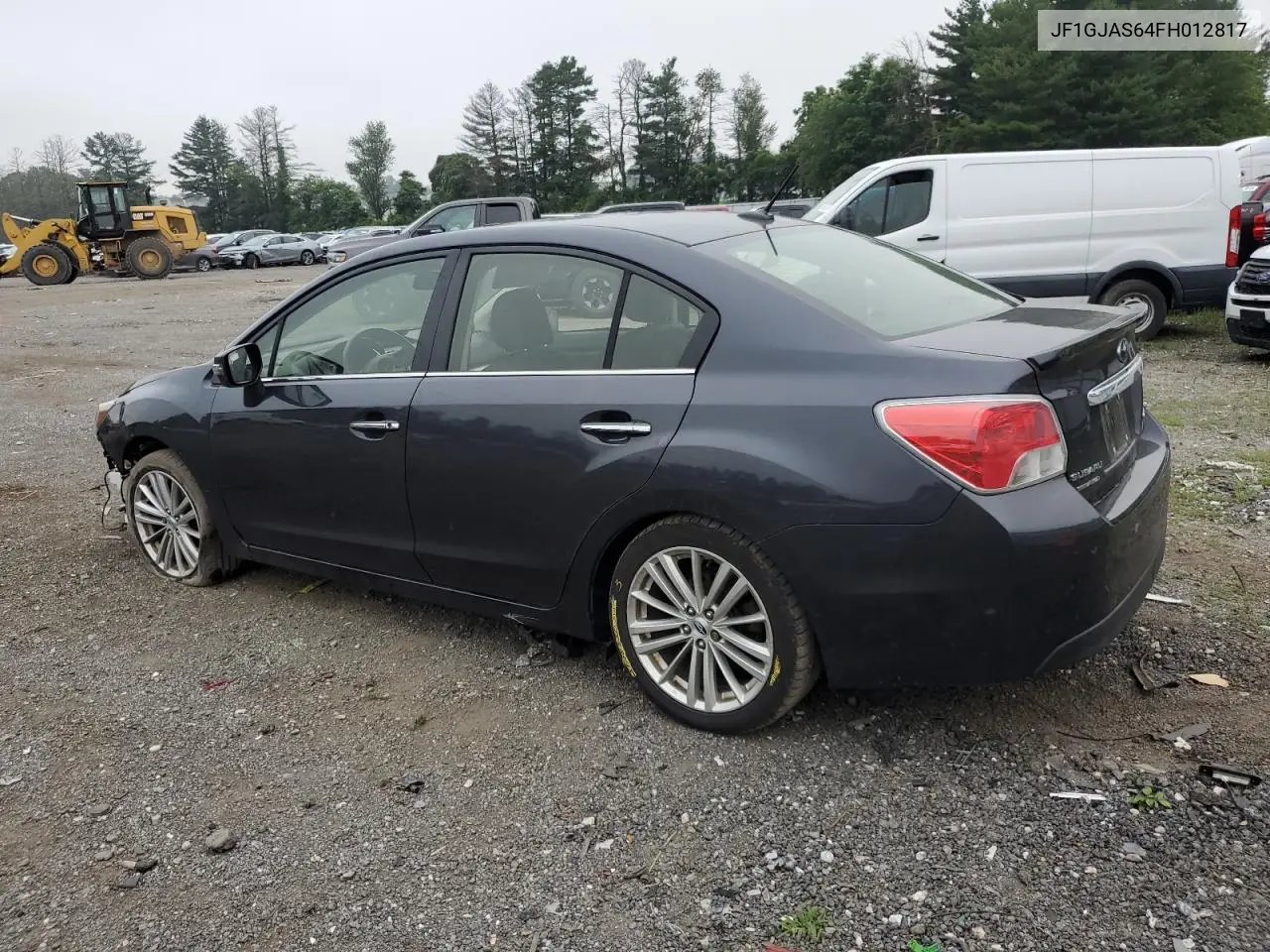 2015 Subaru Impreza Sport Limited VIN: JF1GJAS64FH012817 Lot: 62729545