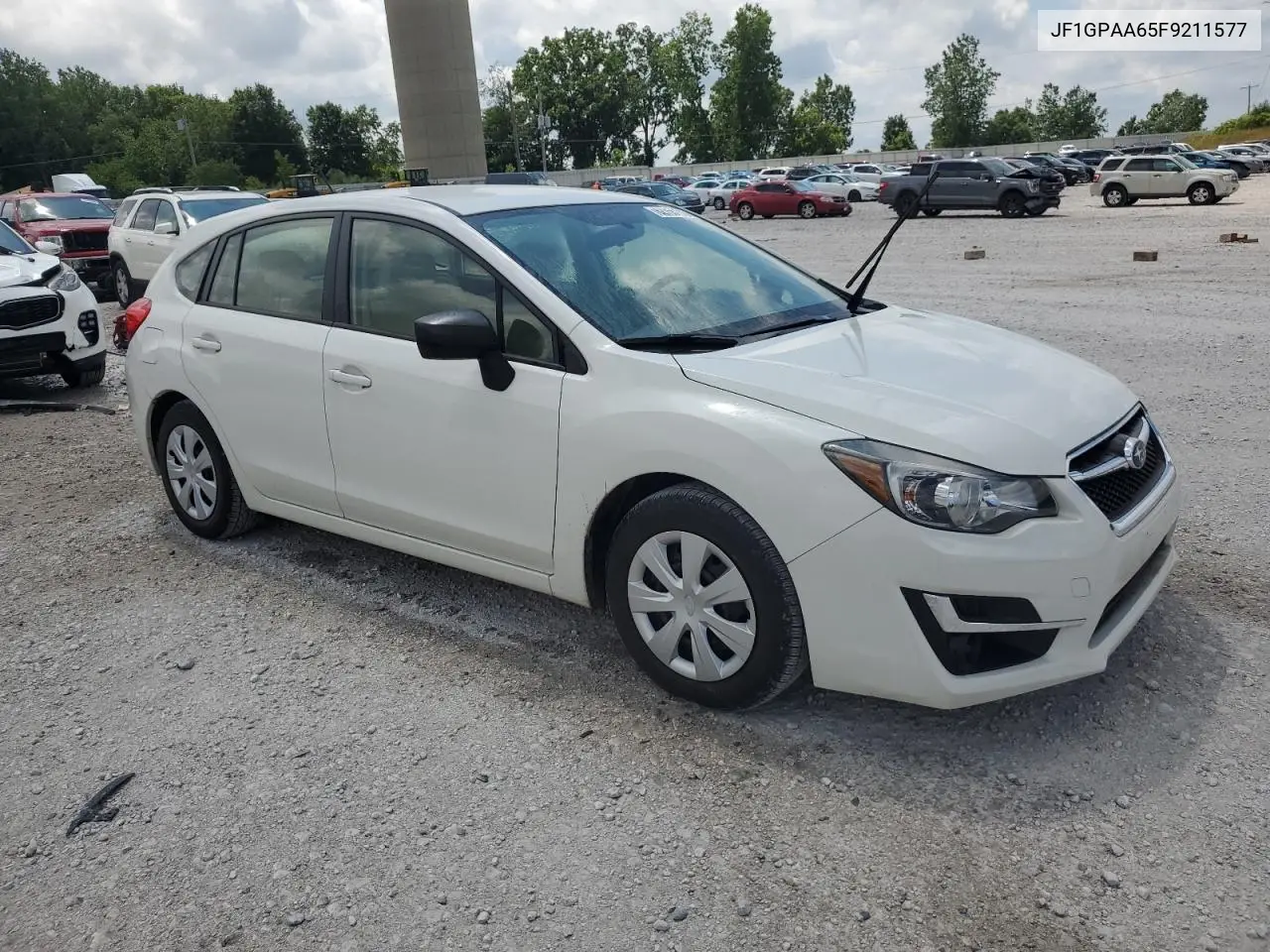 2015 Subaru Impreza VIN: JF1GPAA65F9211577 Lot: 62755115