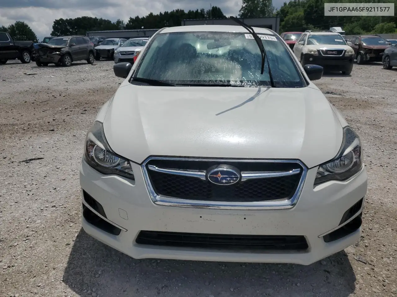 2015 Subaru Impreza VIN: JF1GPAA65F9211577 Lot: 62755115